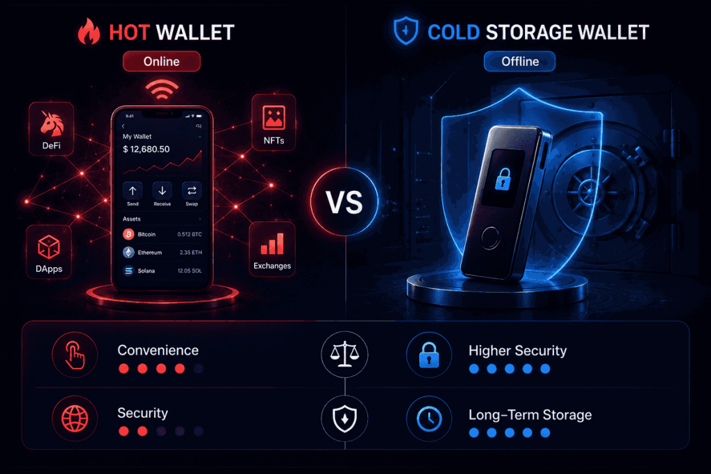 Cold Storage Wallet vs Hot Wallet