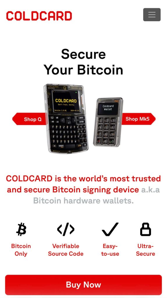 coldcard wallet