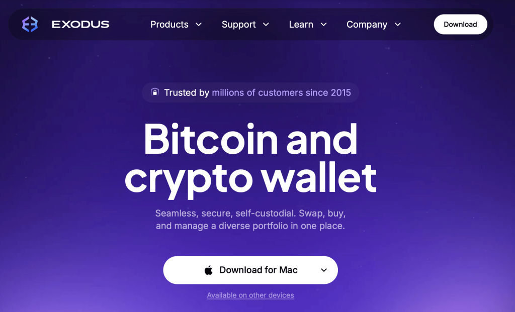 Exodus wallet