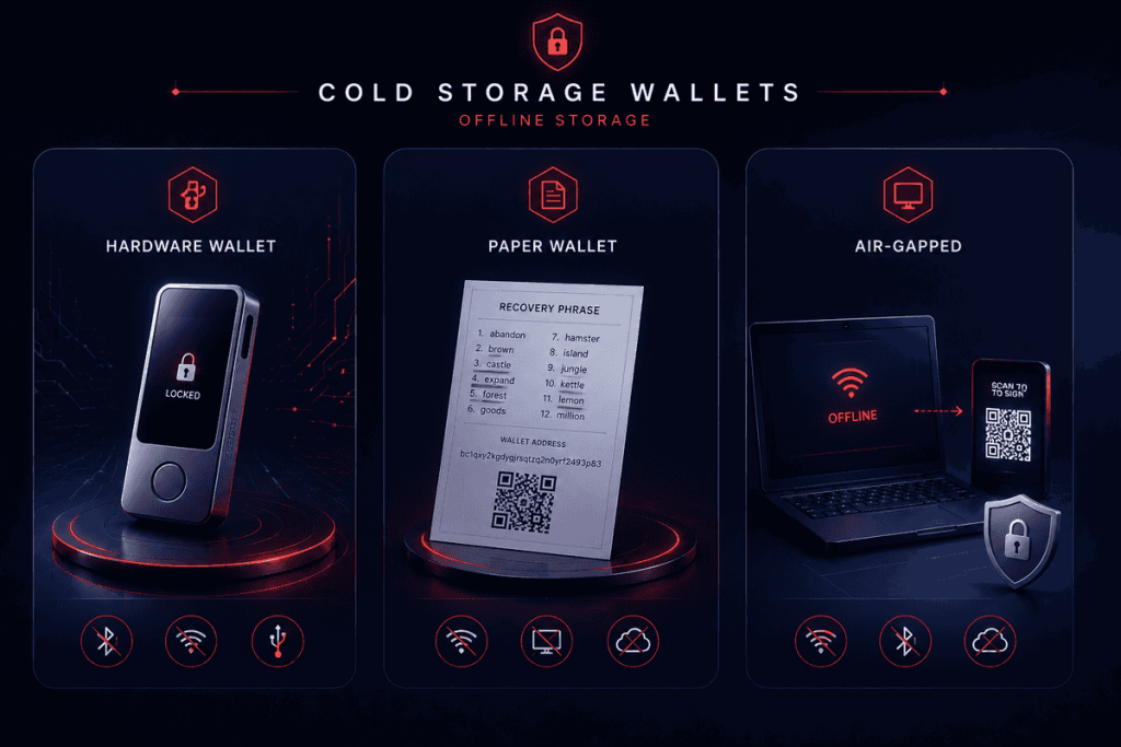 Crypto Cold Storage Wallet Types