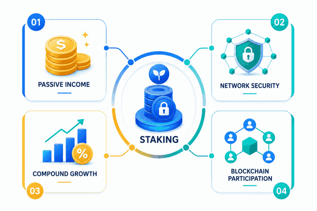 what is staking crypto - Benefits of Staking Crypto