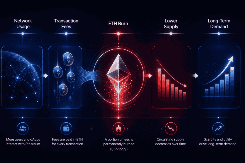 ETH Burn Mechanism affects ETH price forecasts