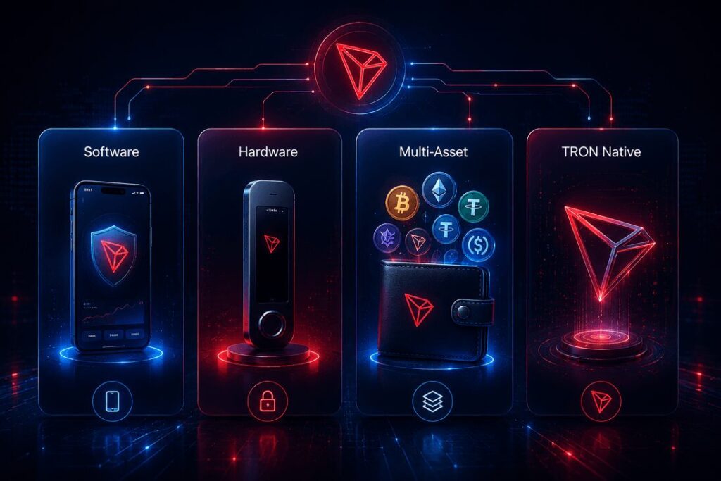 TRON wallet categories