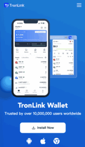 TronLink - a USDT crypto wallet
