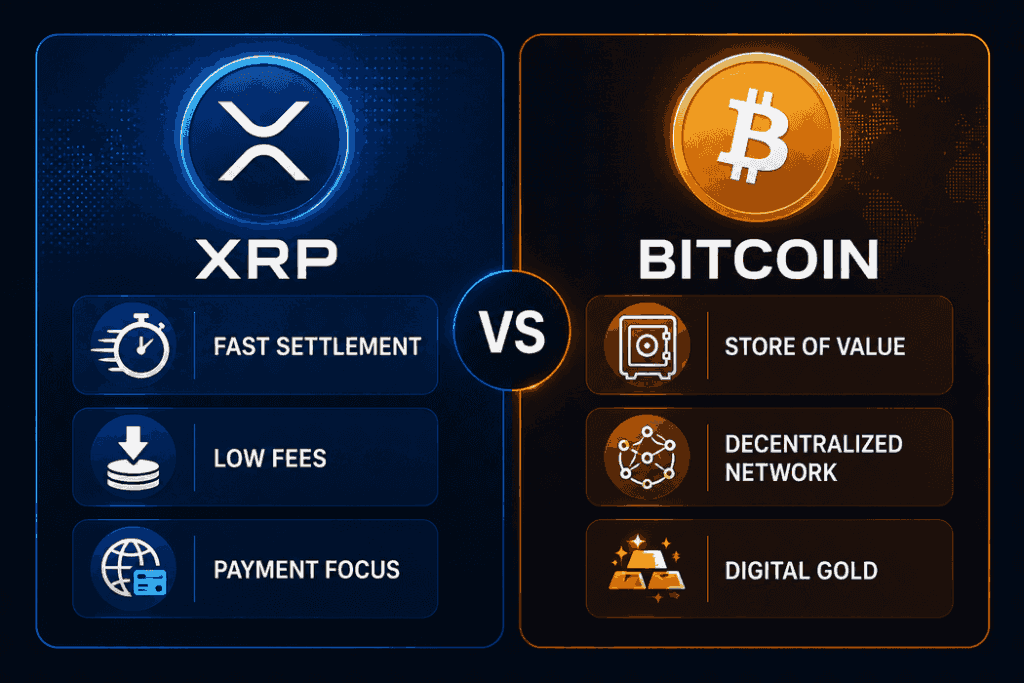 XRP vs Bitcoin