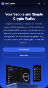 Zelcore - Kaspa web wallet