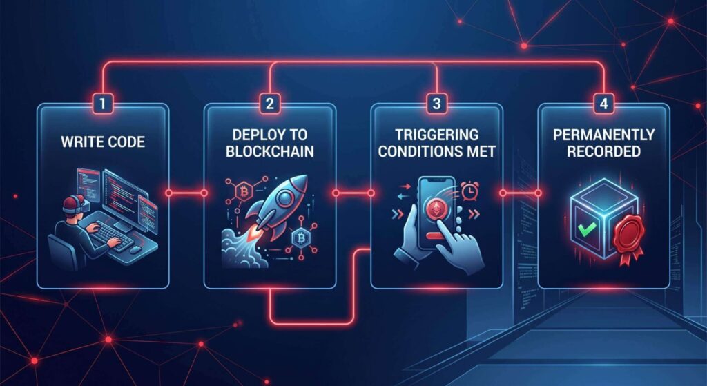 how do smart contracts work in blockchain what can smart contracts be used for