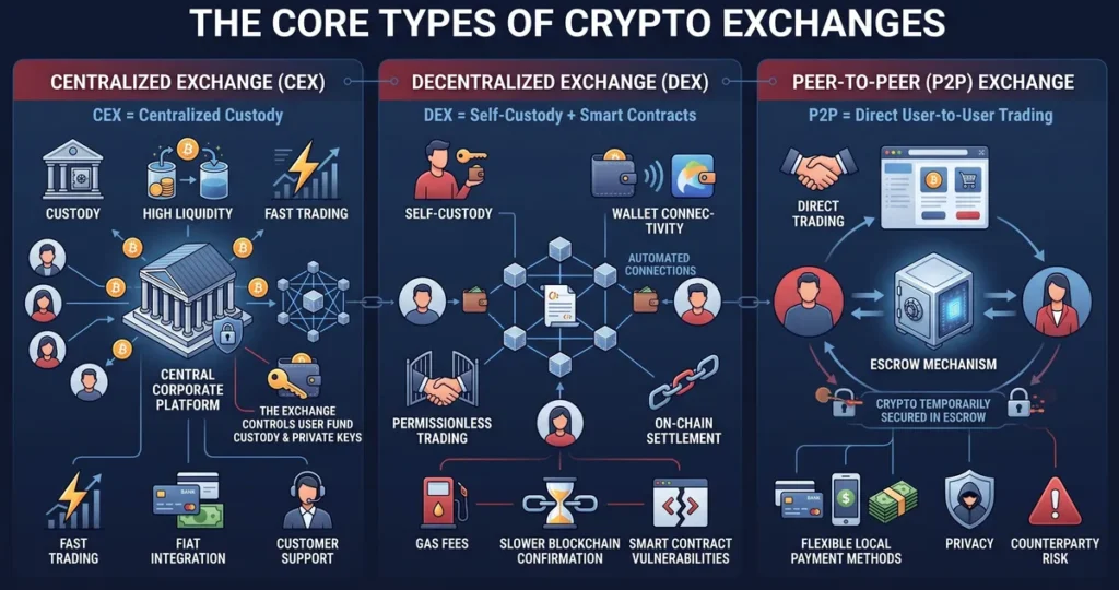 Crypto exchanges