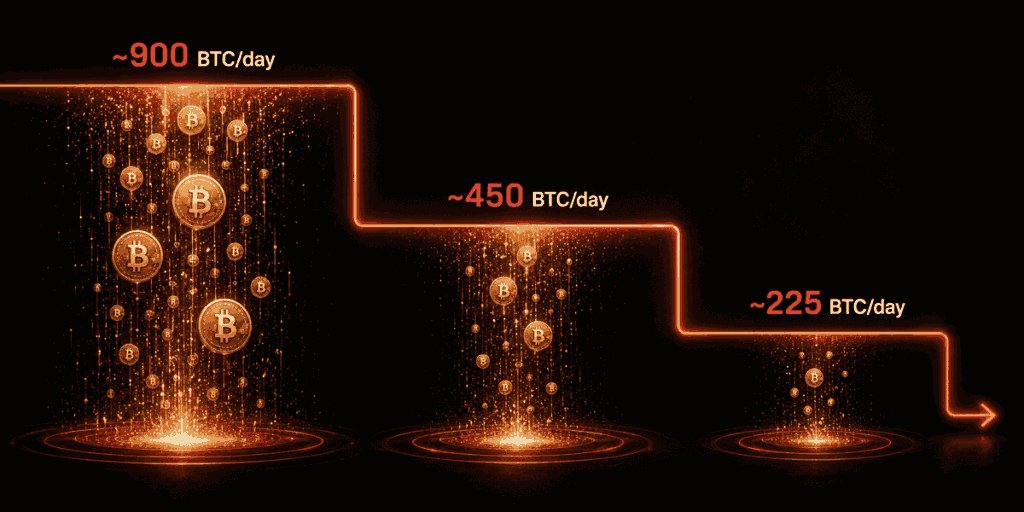Halving and New BTC Supply
