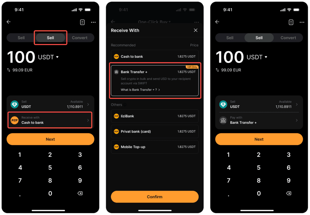 Bybit - buy crypto with bank account instantly