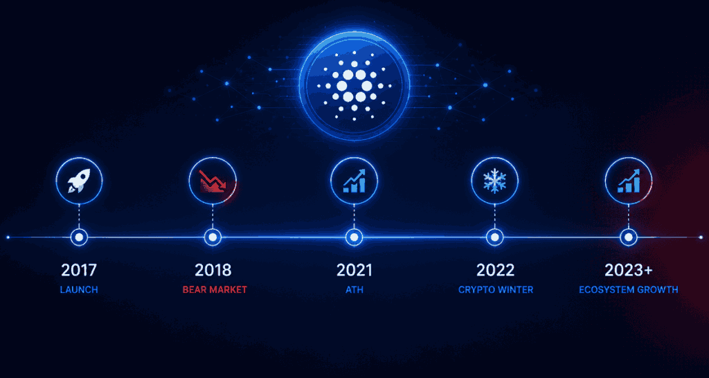 Cardano price prediction - Cardano price history