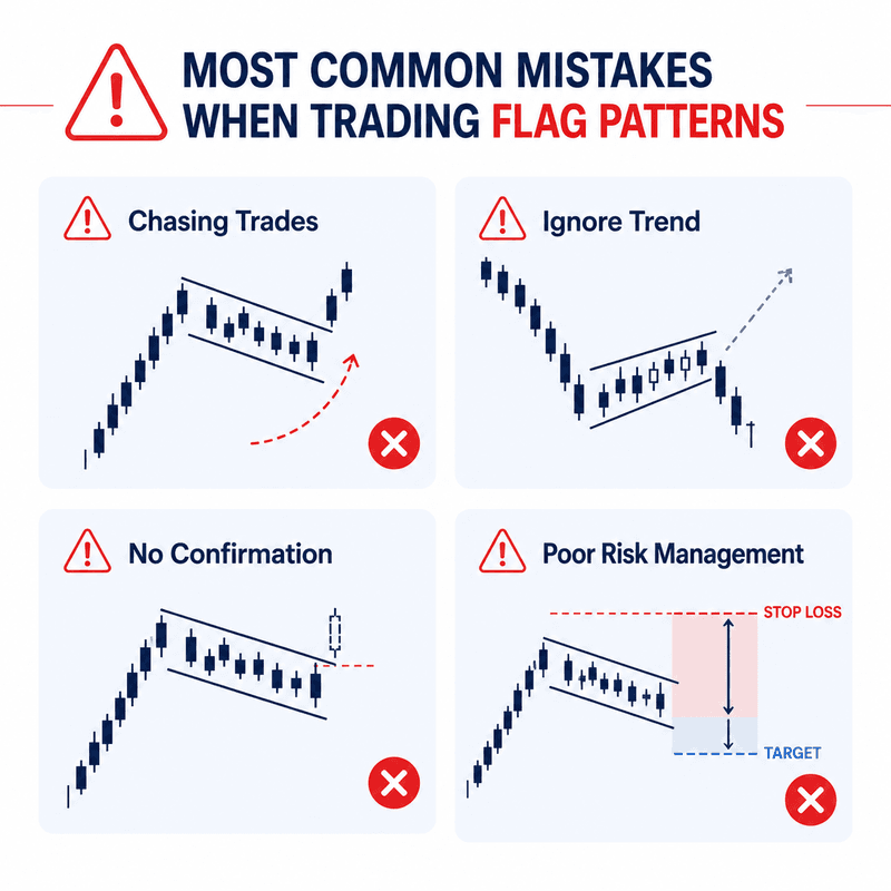 bear flag vs bull flag - Common Trading Mistakes