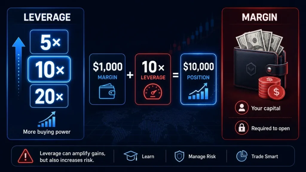 What Is Leverage in Trading - Leverage vs Margin Difference 