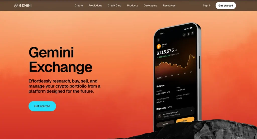 Gemini exchange 2026