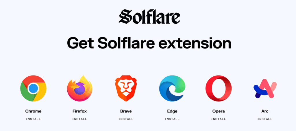 Solflare Wallet Extension