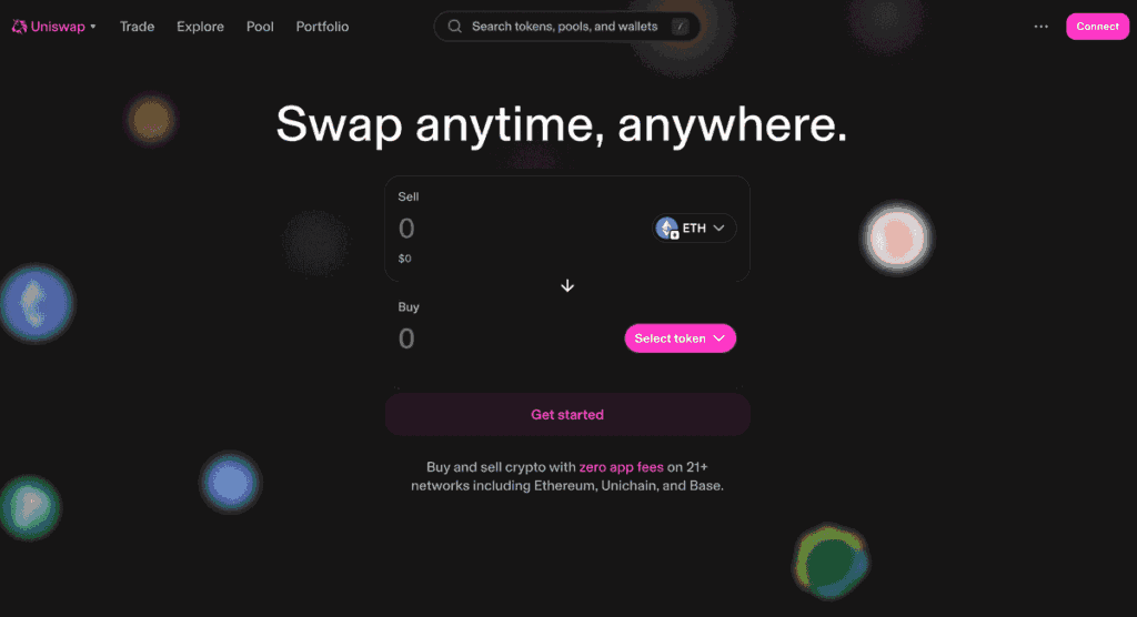 Uniswap Exchange UI