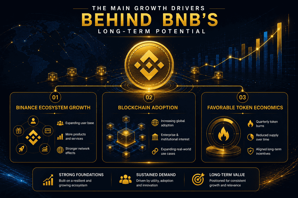 key factors that could drive BNB growth - BNB Price prediction 2026 - BNB Price prediction 2030
