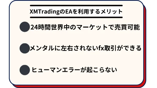 XMTradingのEAを利用するメリット