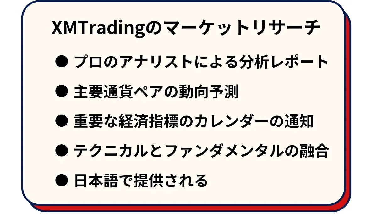 XMTradingのマーケット・リサーチ