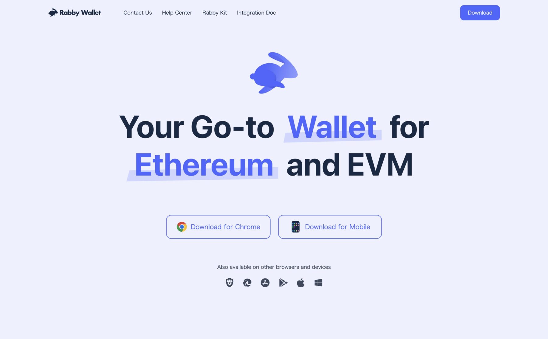 Rabby Wallet公式サイト