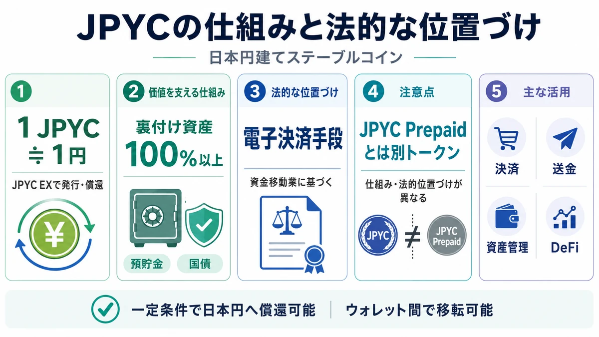 JPYCのインフォグラフィクス画像