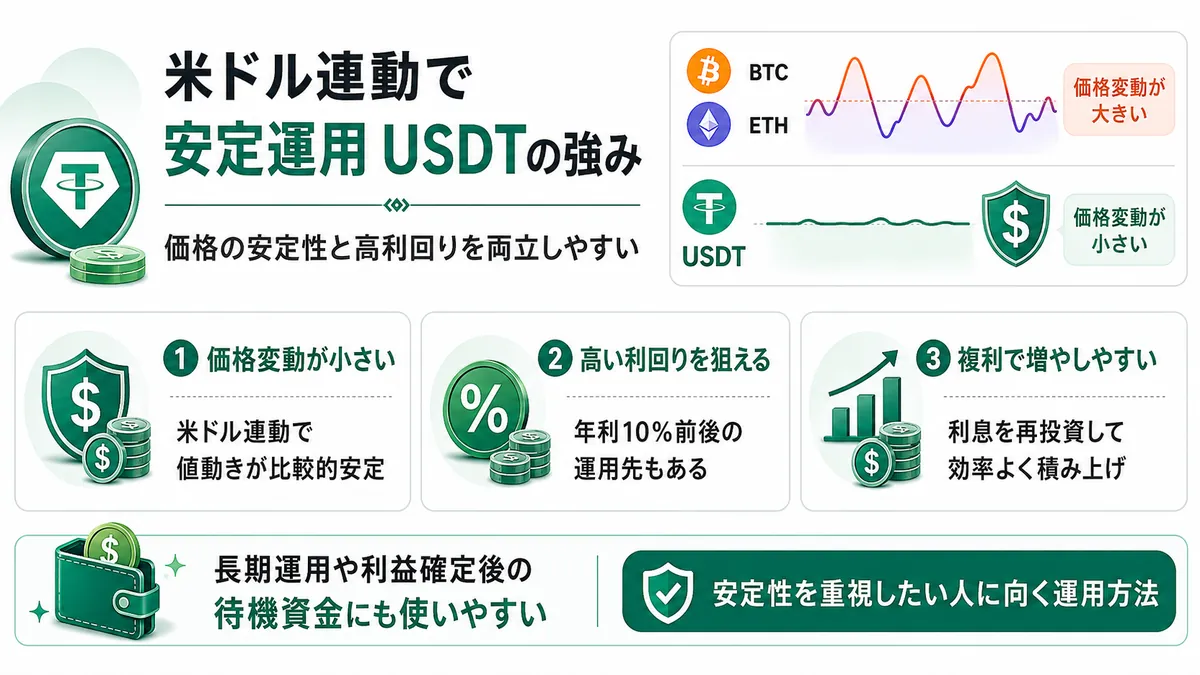 USDT運用インフォグラフィクス