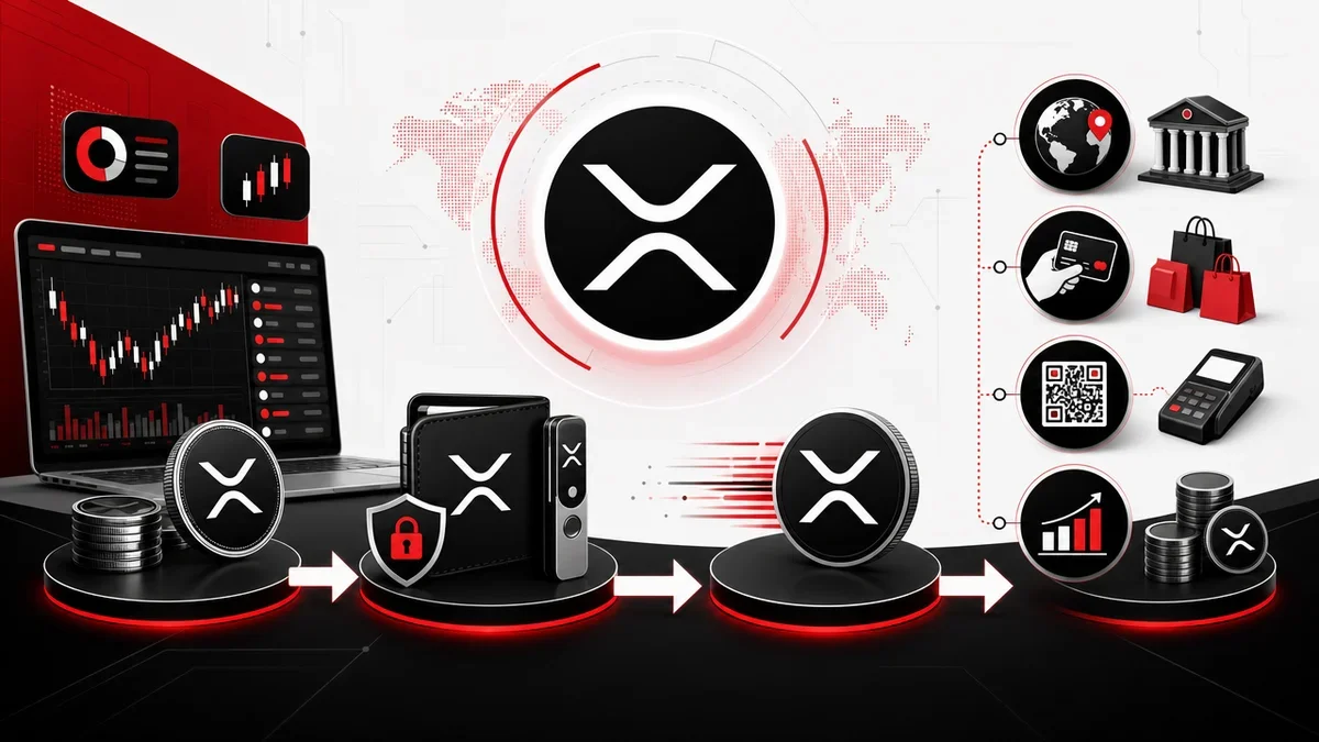 XRPの購入・保管・活用を1枚で表現