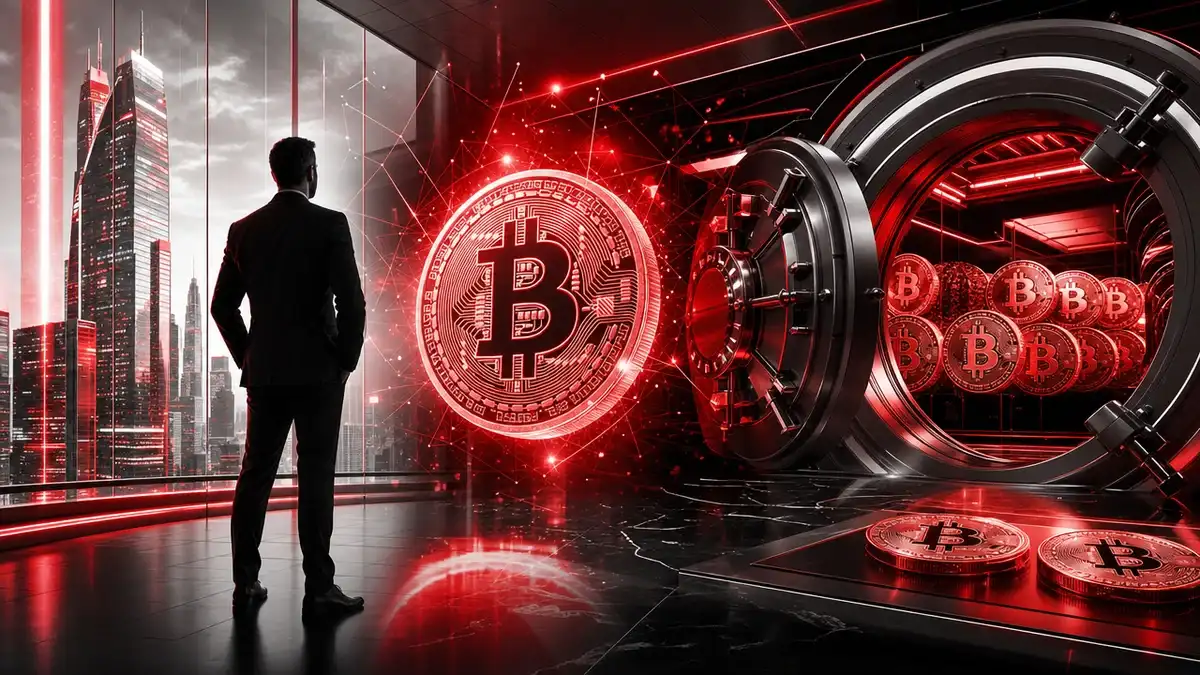 企業のビットコイン戦略を示すビジュアル