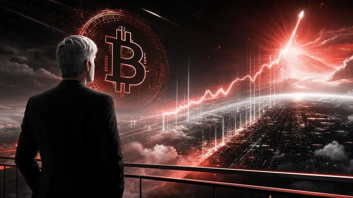 未来的なビットコイン予測イメージ