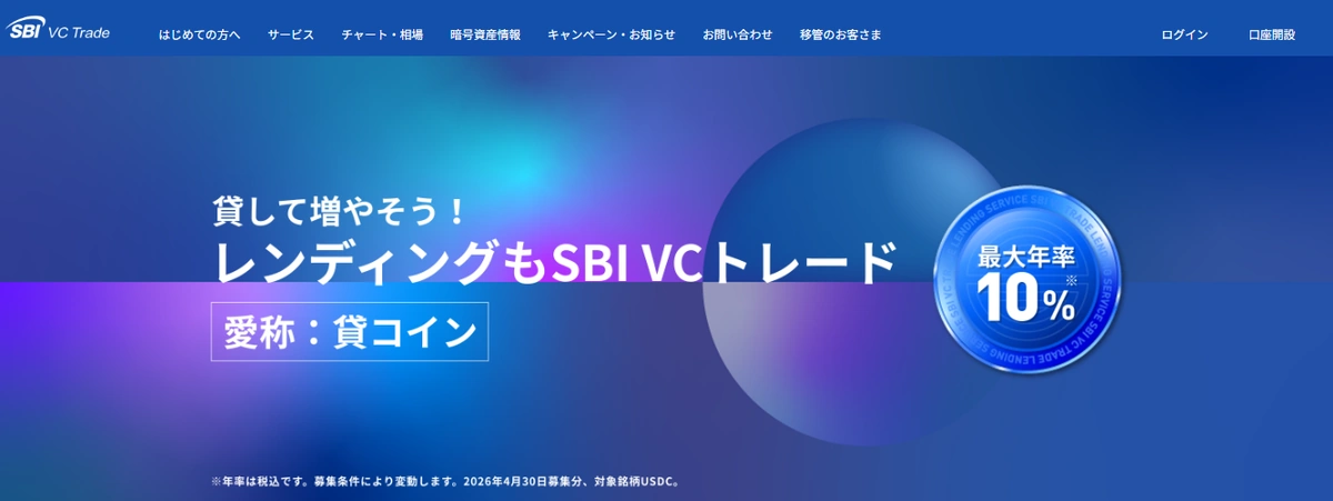 SBI VCトレードの公式画像