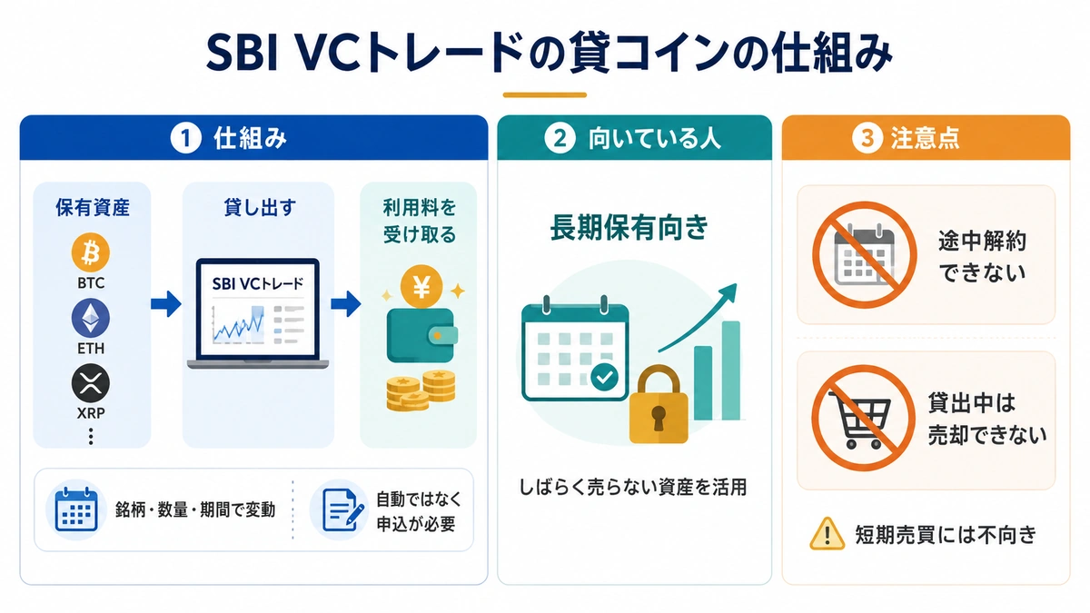 SBIVC貸コインの仕組み