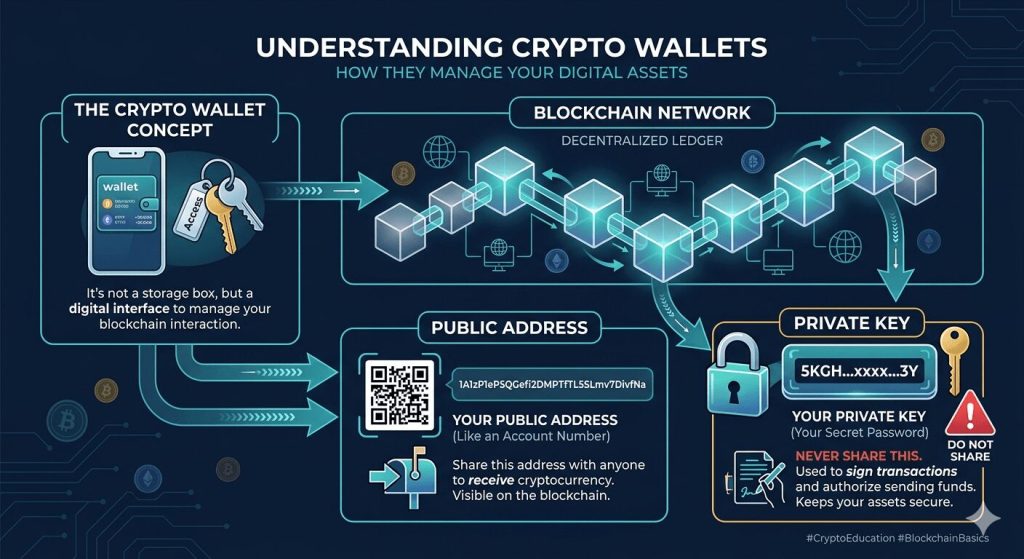 crypto wallet คืออะไร ทำงานอย่างไร