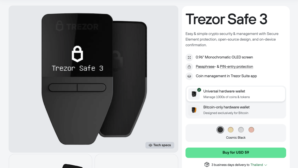 Trezor wallet