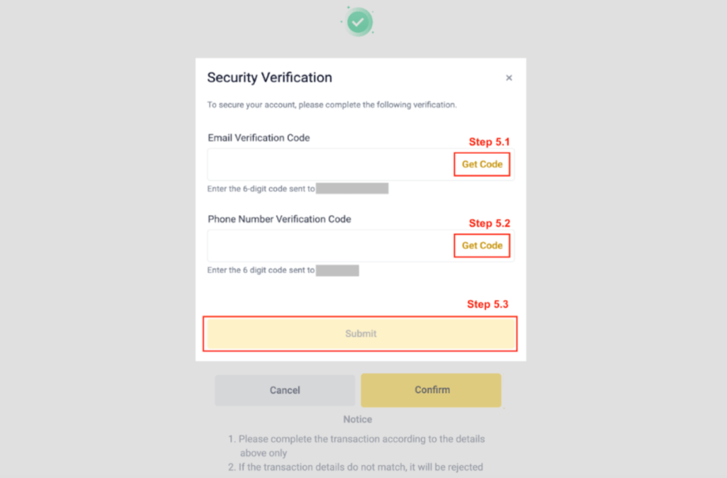 วิธีถอนเงินจาก Binance; ยืนยันความปลอดภัย (2FA)