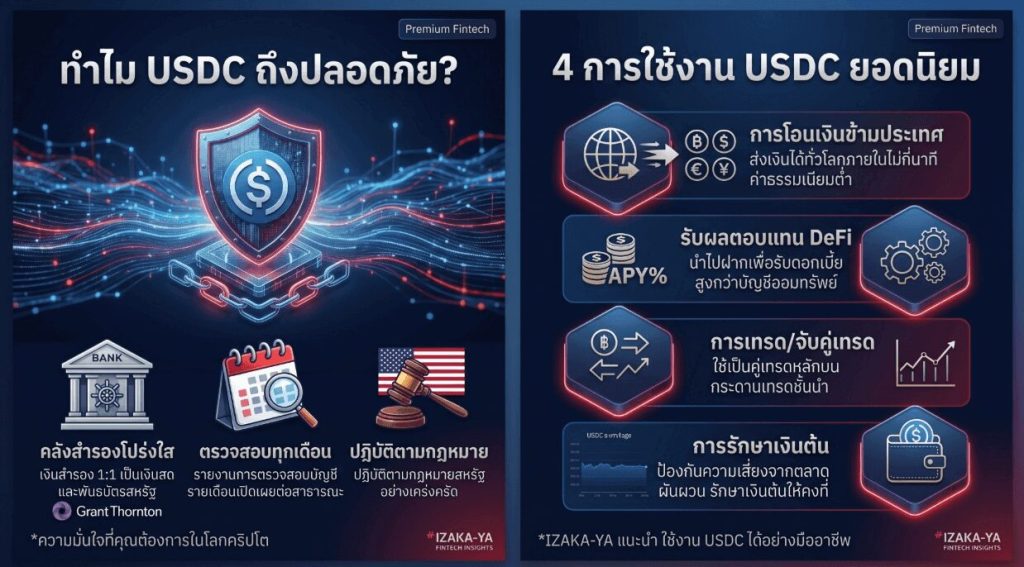 การใช้งาน USDC