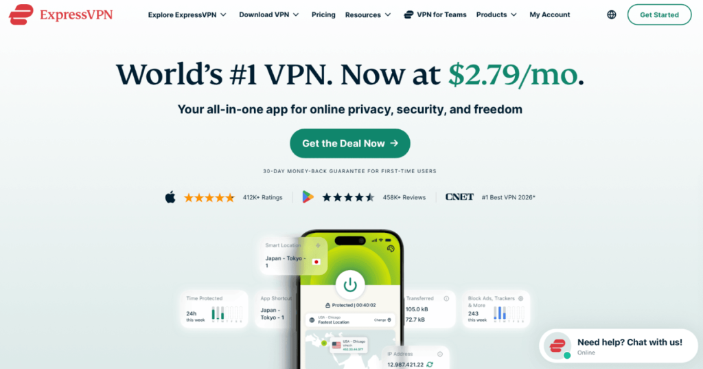 สำหรับคนที่มองหา VPN ไทย แรงๆ ExpressVPN เป็นหนึ่งในตัวยอดฮิตของคนไทย