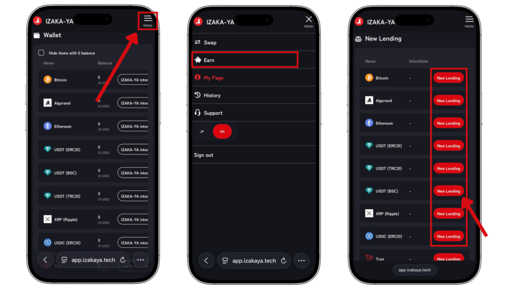 Izaka-ya Crypto Lending