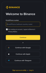 Binance แพลตฟอร์ม ซื้อบิทคอยน์ ที่มา: Binance