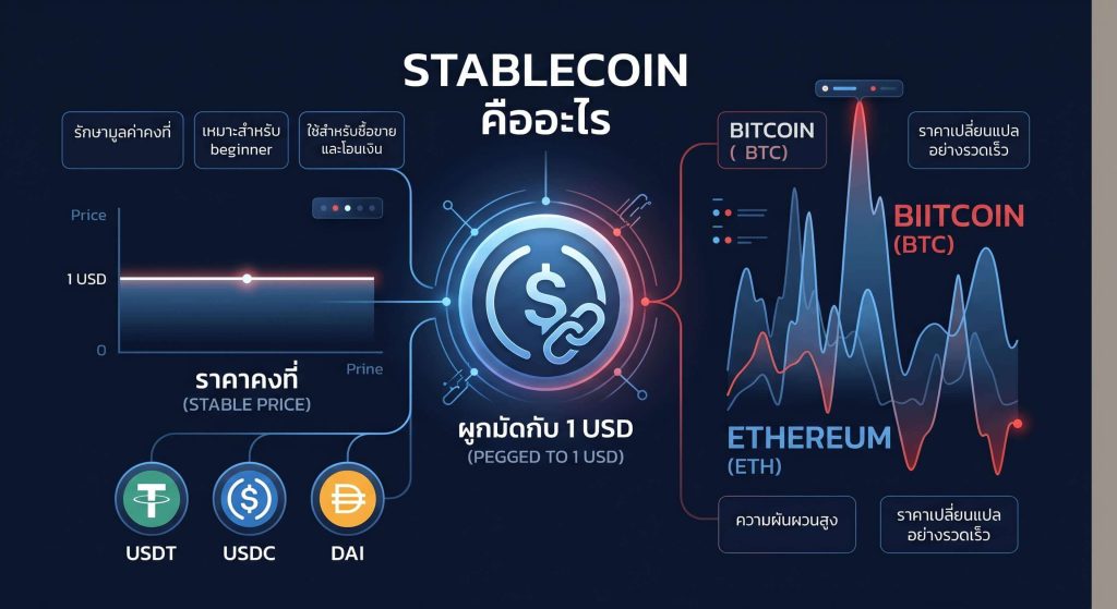 Stablecoin คือ เหรียญ stablecoin คือ