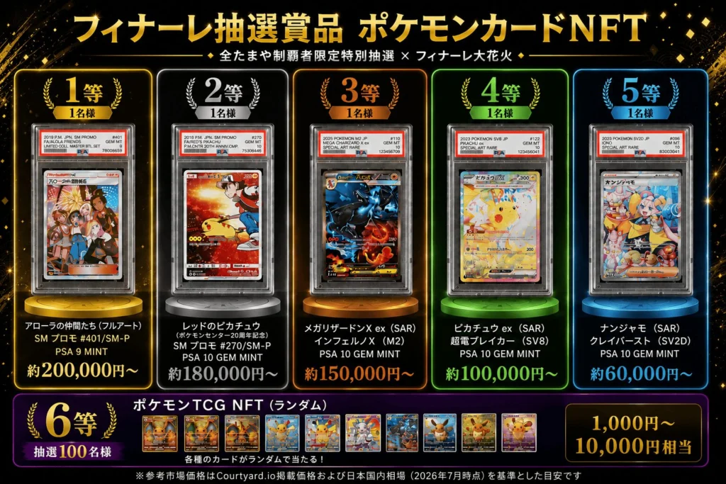 今年の夏はポケモンだ！総額5000万山分け夏フェス開催